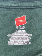 HANES T SHIRT GRAPHIC ΠΡΑΣΙΝΟ UNISEX PRE OWNED XL