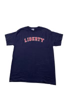 Hanes T-Shirt Heavyweight Big Logo Μπλε Σκούρο Unisex XL