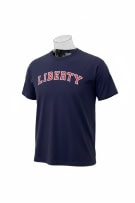 Hanes T-Shirt Heavyweight Big Logo Μπλε Σκούρο Unisex XL