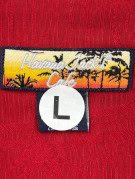 HANG TEN CAMICIA RETRO ROSSO UOMO PRE OWNED L