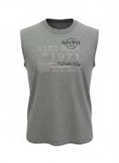 HARD ROCK CAFE ΑΜΑΝΙΚΟ T SHIRT GRAPHIC ΓΚΡΙ ΜΕΛΑΝΖΕ UNISEX PRE OWNED XL