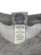 HARD ROCK CAFE CREWNECK EMBROIDERED GREY UNISEX PRE OWNED L
