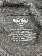 HARD ROCK CAFE CREWNECK GRAPHIC CHARCOAL UNISEX PRE OWNED S