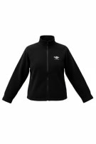 HARD ROCK CAFE FLEECE JACKET MINIMAL BLACK UNISEX PRE OWNED M