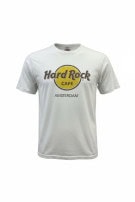 HARD ROCK CAFE T SHIRT GRAPHIC OFF WHITE UNISEX PRE OWNED S