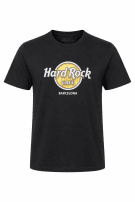 HARD ROCK CAFE GRAPHIC TEE BLACK MEN PRE OWNED M