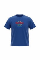HARD ROCK CAFE GRAPHIC T SHIRT CLASSIC BLUE MEN PRE OWNED