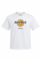 HARD ROCK CAFE GRAPHIC TEE CASUAL WHITE MEN PRE OWNED XL