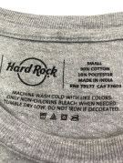 HARD ROCK CAFE GRAPHIC TEE MELANGE GREY WOMEN PRE OWNED S