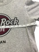 HARD ROCK CAFE GRAPHIC TEE MELANGE GREY WOMEN PRE OWNED S