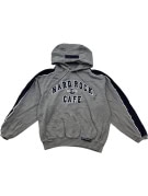 HARD ROCK CAFE HOODIE COLLEGIATE GREY UNISEX PRE OWNED S