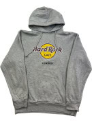 HARD ROCK CAFE HOODIE GRAPHIC ΓΚΡΙ UNISEX PRE OWNED
