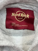 HARD ROCK CAFE HOODIE GRAPHIC GREY UNISEX PRE OWNED L
