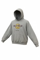 HARD ROCK CAFE HOODIE GRAPHIC GREY UNISEX PRE OWNED L