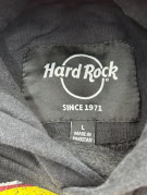 HARD ROCK CAFE HOODIE GRAPHIC ΜΑΥΡΟ UNISEX PRE OWNED L