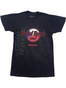 HARD ROCK CAFE T SHIRT GRAPHIC FADED BLACK UNISEX PRE OWNED XS