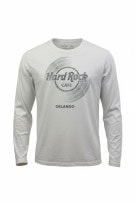 HARD ROCK CAFE ΜΑΚΡΥΜΑΝΙΚΗ ΜΠΛΟΥΖΑ GRAPHIC OFF WHITE UNISEX PRE OWNED M