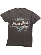 HARD ROCK CAFE T-SHIRT VINTAGE LOGO GDAŃSK BROWN WOMEN'S M