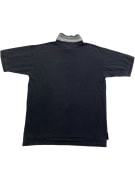 HARD ROCK CAFE polo vintage Denver con zip nero/grigio da uomo L