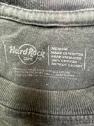 HARD ROCK CAFE T-SHIRT DUBAI WINGS GRAPHIC NERA DA UOMO M