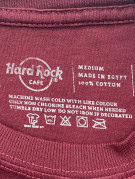 HARD ROCK CAFE T SHIRT GRAPHIC BORDEAUX ΑΝΤΡΙΚΟ PRE OWNED M