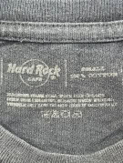 HARD ROCK CAFE T SHIRT GRAPHIC BLACK MENS PRE OWNED