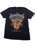 HARD ROCK CAFE T SHIRT GRAPHIC BLACK MENS PRE OWNED L