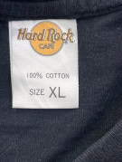 HARD ROCK CAFE T SHIRT GRAFICA NERA UNISEX PRE OWNED XL