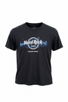 HARD ROCK CAFE T SHIRT GRAPHIC ΜΑΥΡΟ UNISEX PRE OWNED S