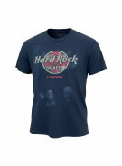 HARD ROCK CAFE T SHIRT GRAPHIC NAVY ΑΝΤΡΙΚΟ PRE OWNED L