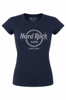 HARD ROCK CAFE T SHIRT GRAPHIC NAVY ΓΥΝΑΙΚΕΙΟ PRE OWNED S