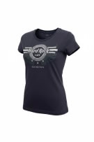 HARD ROCK CAFE Τ-Shirt Hamburg Logo Μπλε ΓΥΝΑΙΚΕΙΟ S