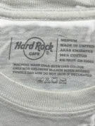 HARD ROCK CAFE T SHIRT MINIMAL GREY MEN PRE OWNED M