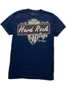 HARD ROCK CAFE T-SHIRT VINTAGE LAS VEGAS LOGO ΜΠΛΕ ΑΝΔΡΙΚΟ S