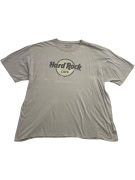 HARD ROCK CAFE T-SHIRT VINTAGE LOOK GREY UNISEX XXL pre-owned