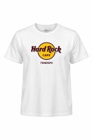 HARD ROCK CAFE TEE GRAPHIC WHITE MEN PRE OWNED L