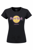 HARD ROCK CAFE TEE GRAPHIC ΜΑΥΡΟ ΓΥΝΑΙΚΕΙΟ PRE OWNED M