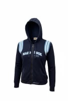 HARD ROCK CAFE ZIP HOODIE ATHLETIC NAVY DONNA PRE OWNED S
