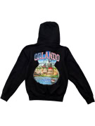 HARD ROCK CAFE ZIP HOODIE MINIMAL BLACK UNISEX PRE OWNED S