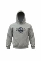 HARD ROCK HOODIE GRAPHIC GREY UNISEX PRE OWNED S