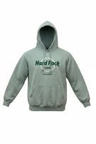 HARD ROCK HOODIE GRAPHIC MINT UNISEX PRE OWNED L