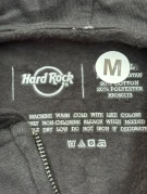 HARD ROCK ZIP HOODIE MINIMAL ΜΑΥΡΟ UNISEX PRE OWNED M