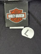 HARLEY DAVIDSON ΑΜΑΝΙΚΟ ΤΟΠ ΔΑΝΤΕΛΑ ΜΑΥΡΟ ΓΥΝΑΙΚΕΙΟ PRE OWNED L