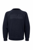 HARLEY DAVIDSON CREWNECK MINIMAL ΜΑΥΡΟ ΑΝΤΡΙΚΟ PRE OWNED L
