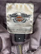 HARLEY DAVIDSON QUILTED VEST BIKER DARK BROWN WOMEN PRE OWNED M
