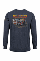HARLEY DAVIDSON GRAPHIC LONGSLEEVE T SHIRT WASHED BLACK ΑΝΤΡΙΚΟ PRE OWNED XXL