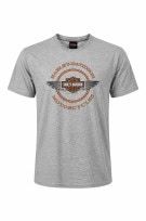 HARLEY DAVIDSON GRAPHIC TEE GREY MEN PRE OWNED XL