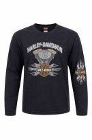 HARLEY DAVIDSON GRAPHIC TEE BLACK MENS PRE OWNED XL
