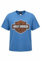 HARLEY DAVIDSON GRAPHIC TEE MOTOR BLUE ΑΝΤΡΙΚΟ PRE OWNED L