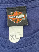 HARLEY DAVIDSON GRAPHIC TEE NAVY MENS PRE OWNED XL